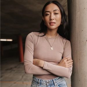 NWT Bohme long sleeve body suit